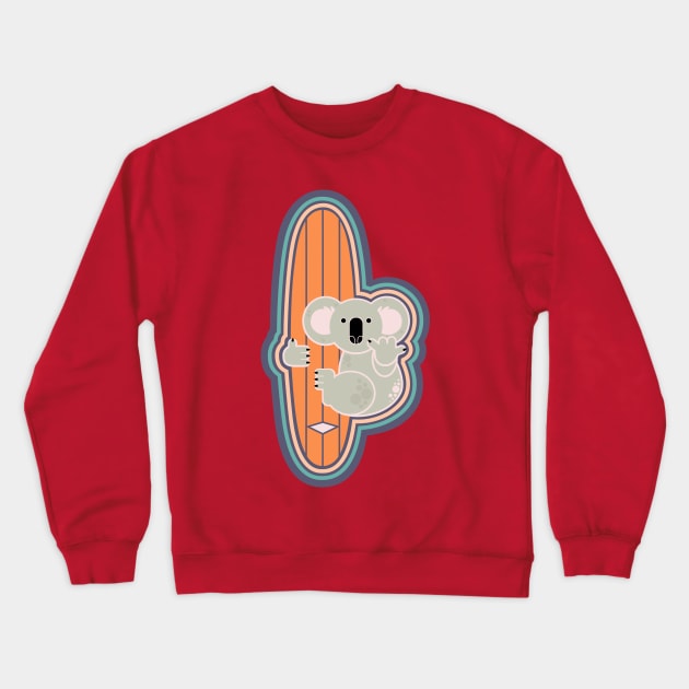 Hang Loose Koala Crewneck Sweatshirt by Seventoes